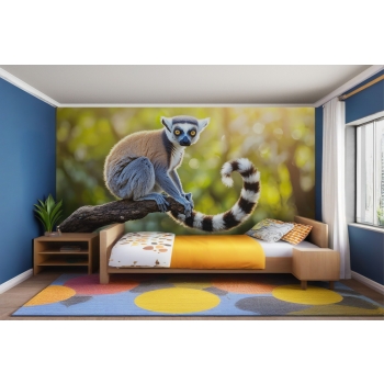 Fototapeta Figlarny Lemur